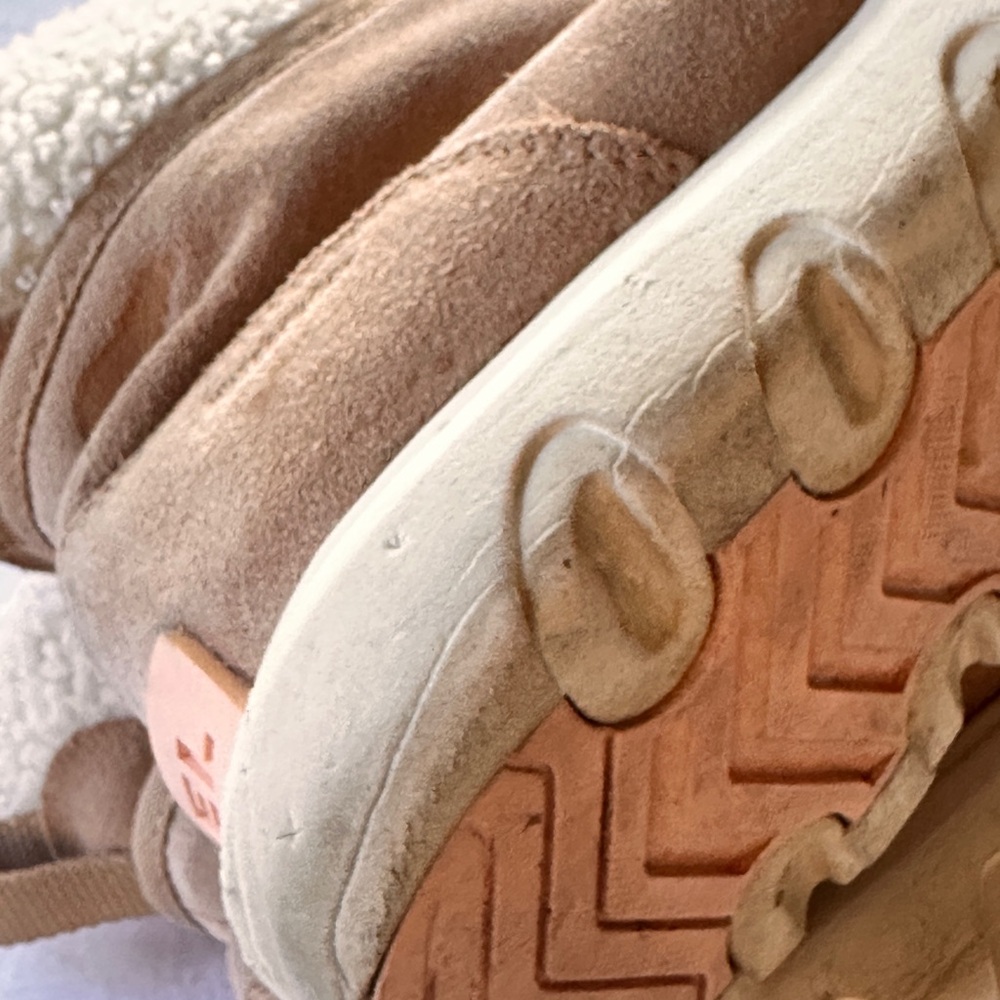 Sorel Explorer Carnival Cozy Tan Suede Winter Boots with Sherpa Lining Size 10 - Picture 11 of 12